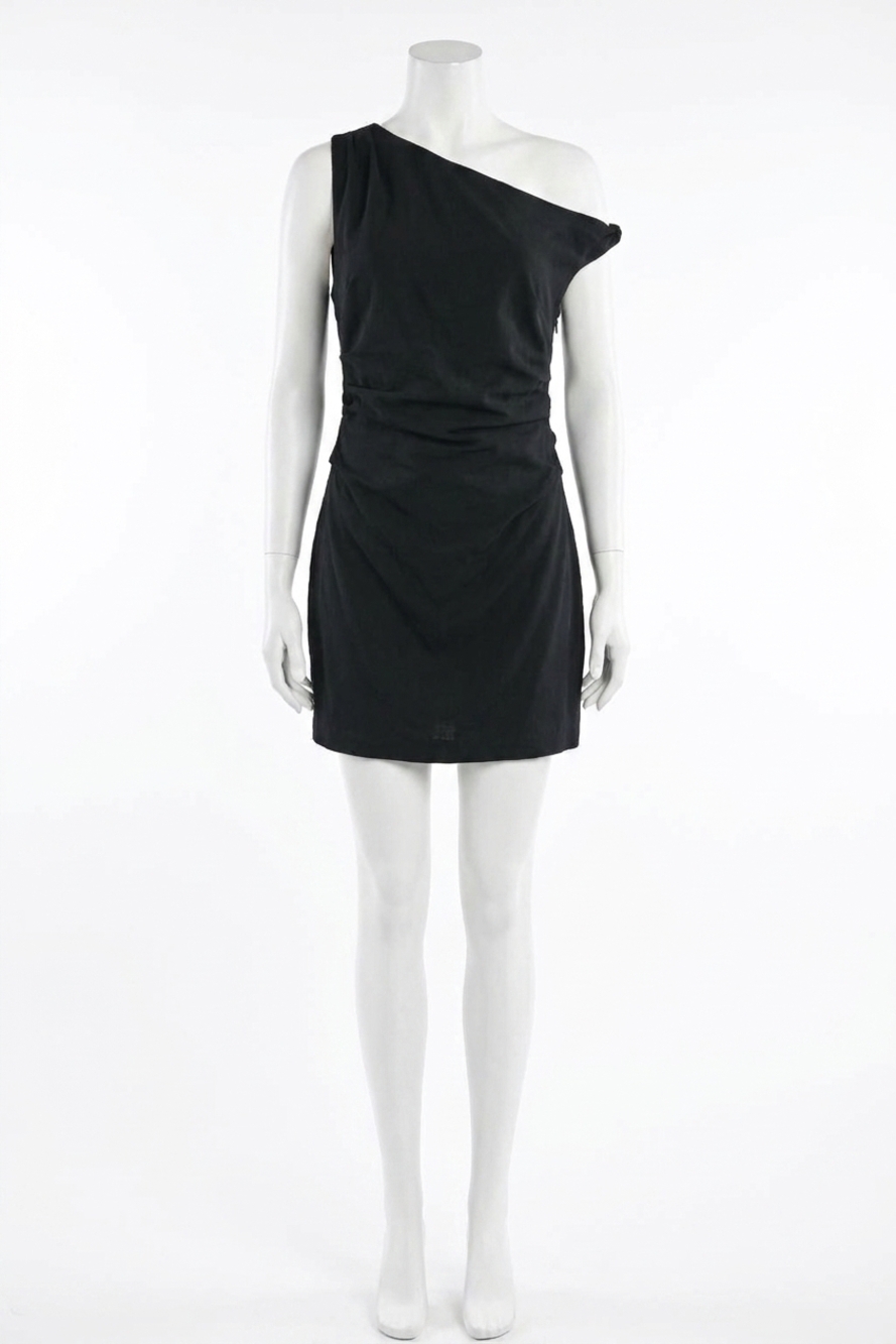 NEW MABLE carolina mini dress in black
